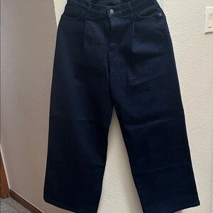 Banana Republic Dark Blue Wide Leg Jeans